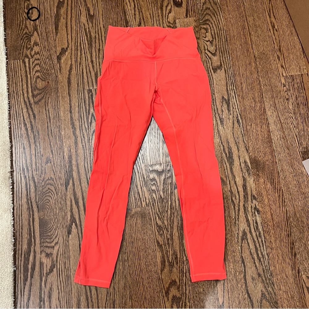 Lululemon Women Train Times 7/8 Pant Luxtreme Coral